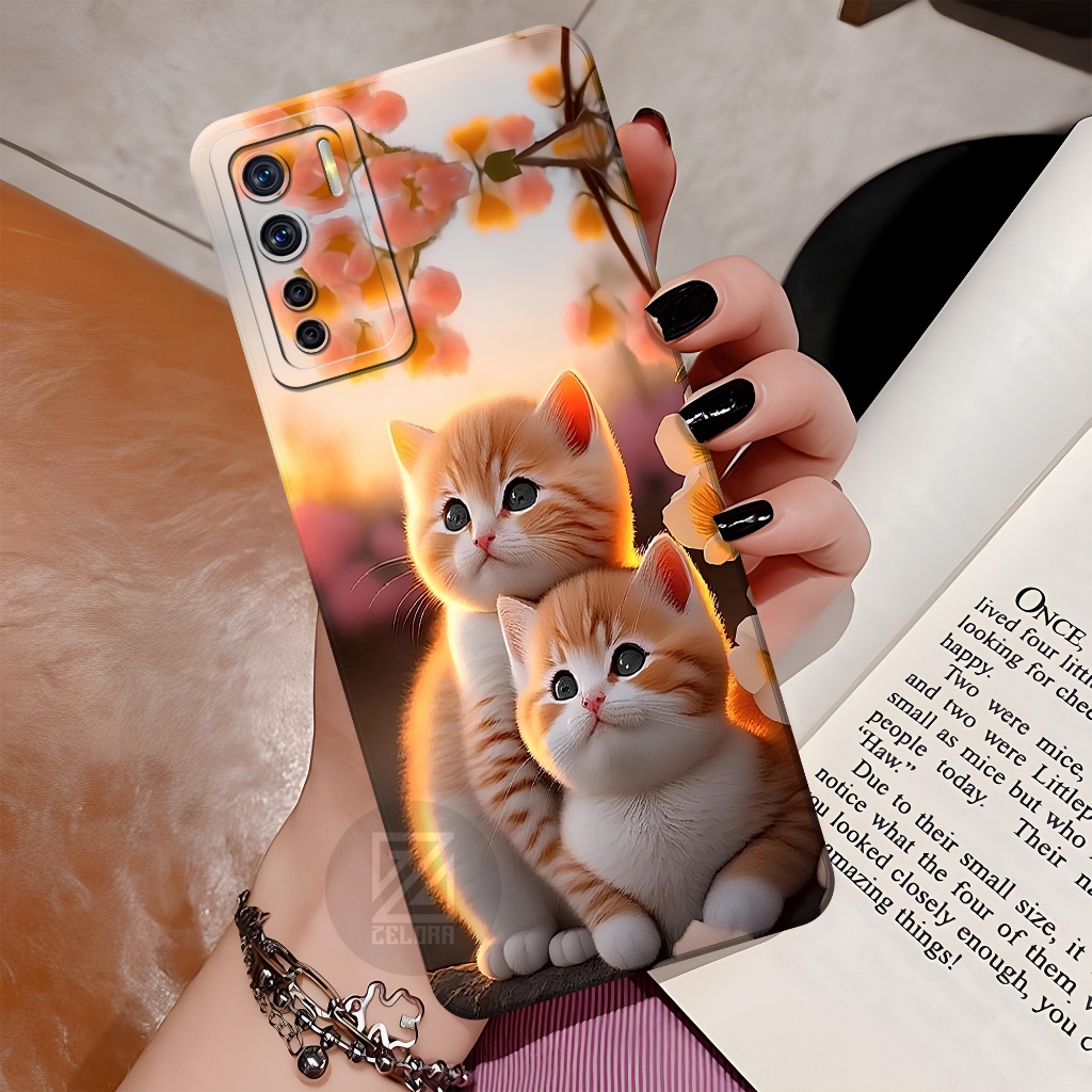 Softcase Hp Oppo A91 Fashion Case Kucing ZELORA Case Oppo A91 Casing Oppo A91 Kesing Oppo A91 Siliko
