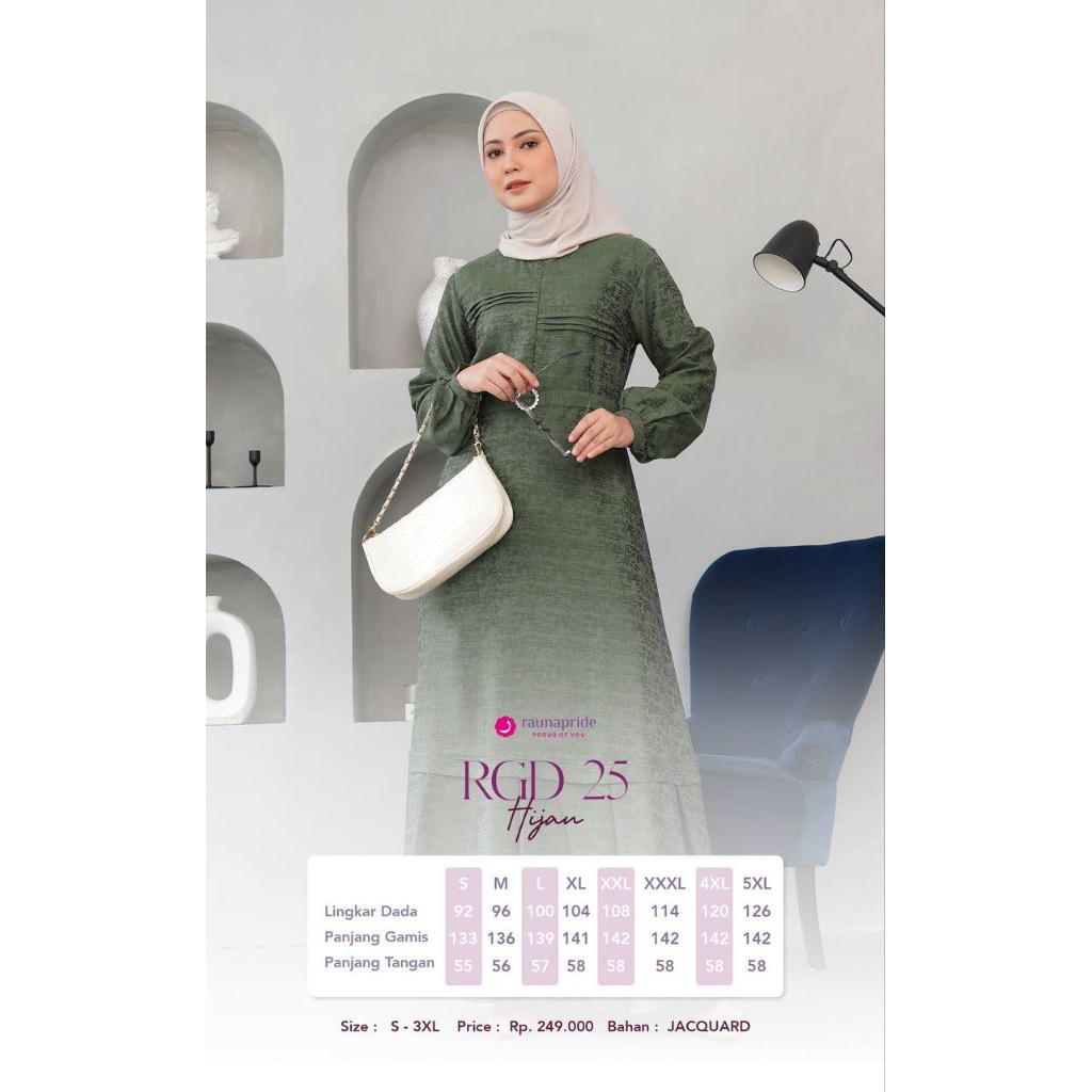 Rauna RGD 25 hijau M