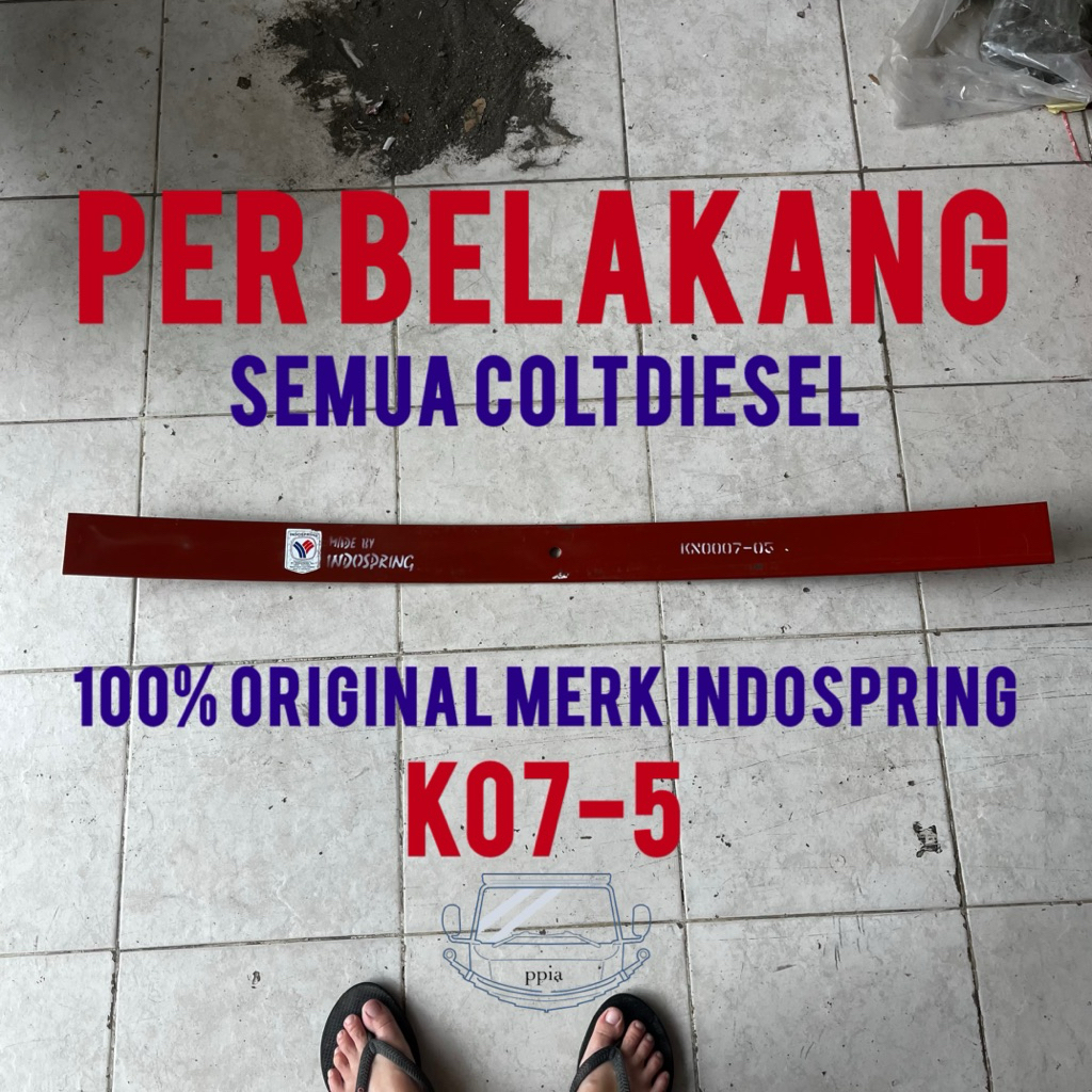 per belakang canter nomor 5 / K07 - 05 merk Indospring / per belakang coltdiesel nomer 5 / per daun 
