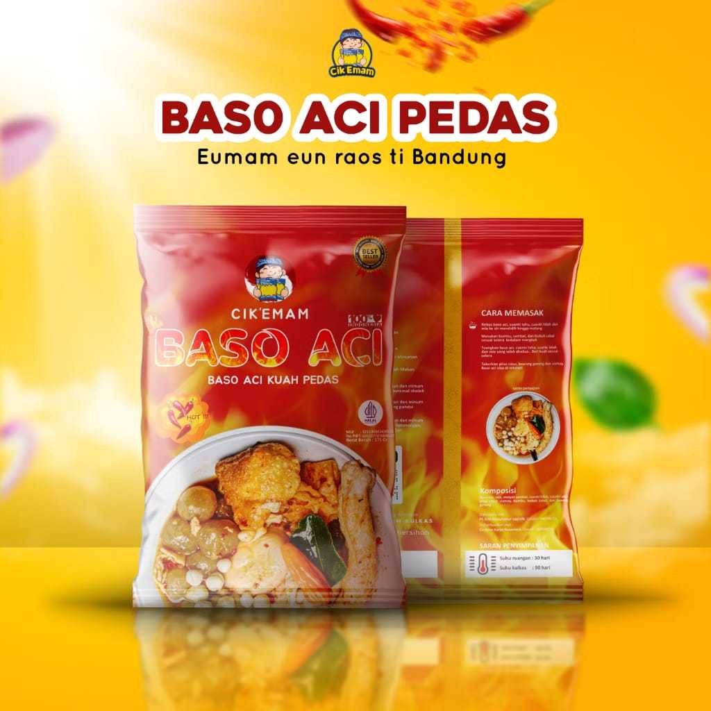 

Cik’Emam – Baso Aci ( Kuah Pedas Chili Oil) - Best Seller - Makanan Instant Halal