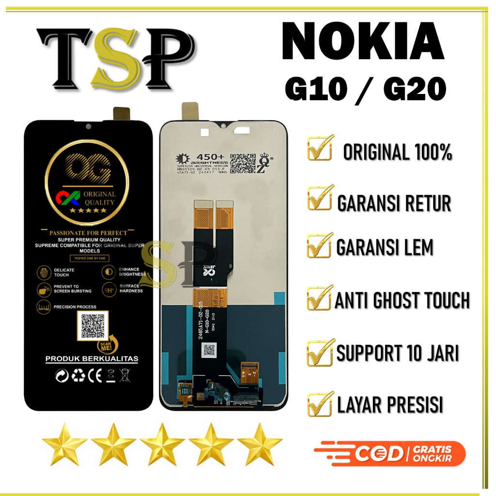 LCD TOUCHSCREEN NOKIA G10 / G20 ORIGINAL 100% FULLSET
