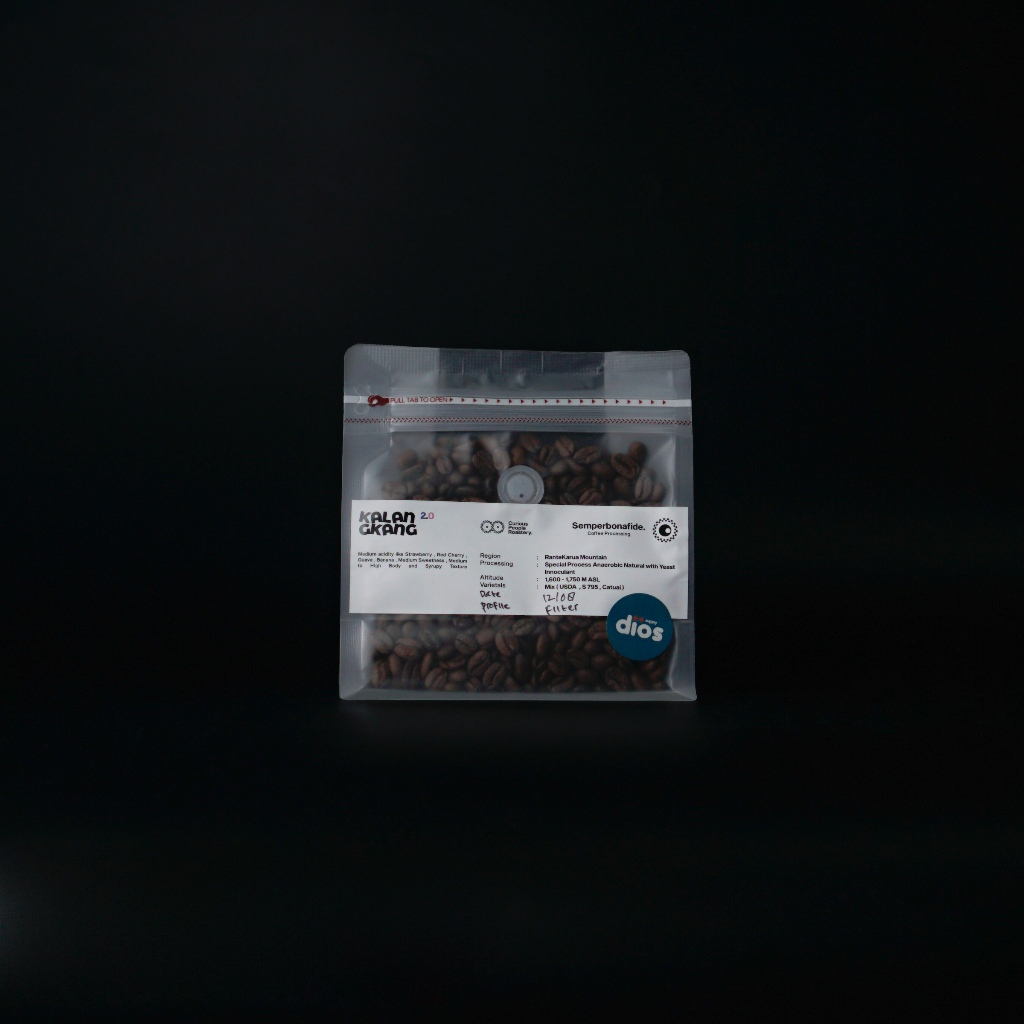 

Kalangkang 2.0 - Curious People - Anaerobic Natural with Yeast Innoculant - Filter Coffee - 200gr