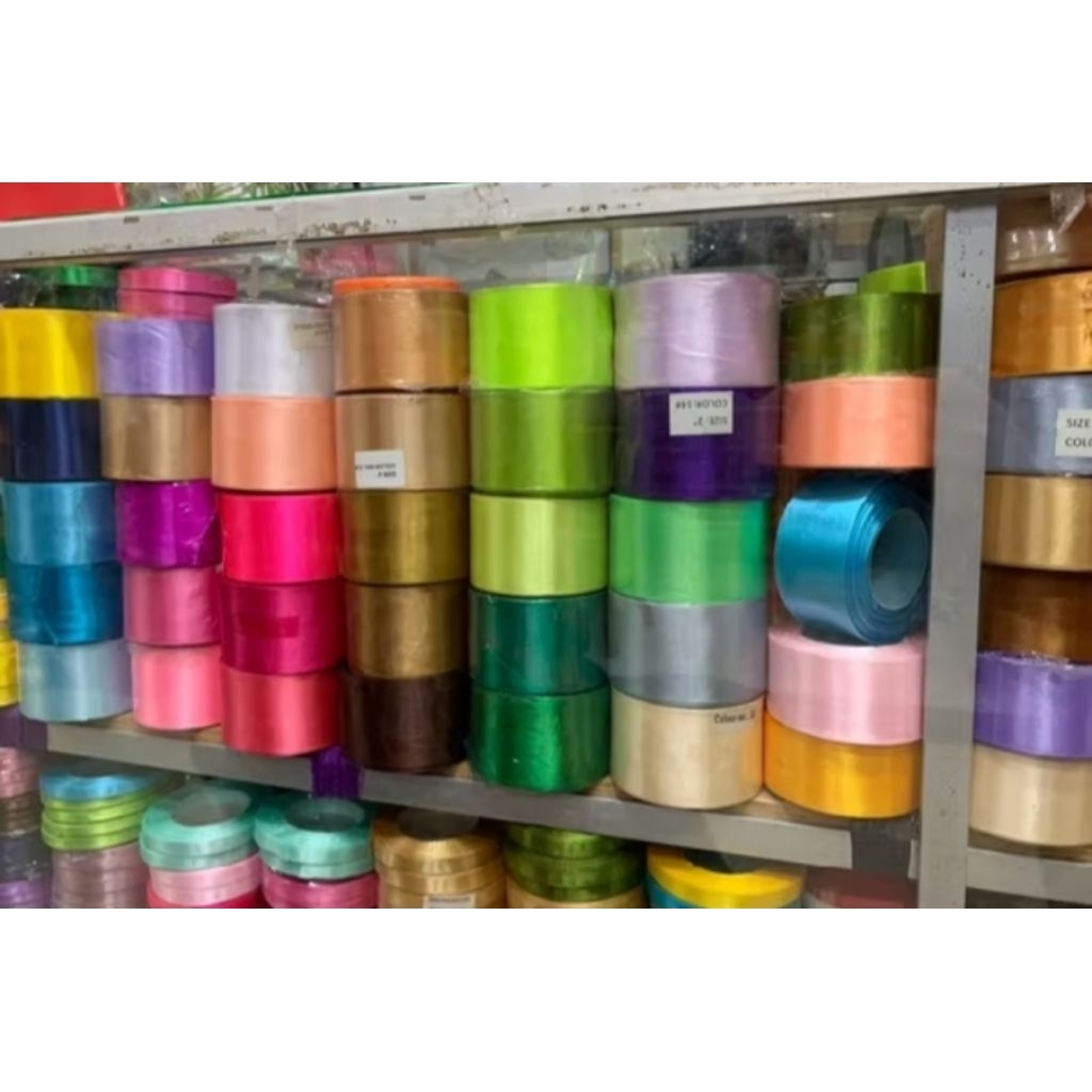 

Pita SATIN Ukuran 0,6CM - 5CM PART 2