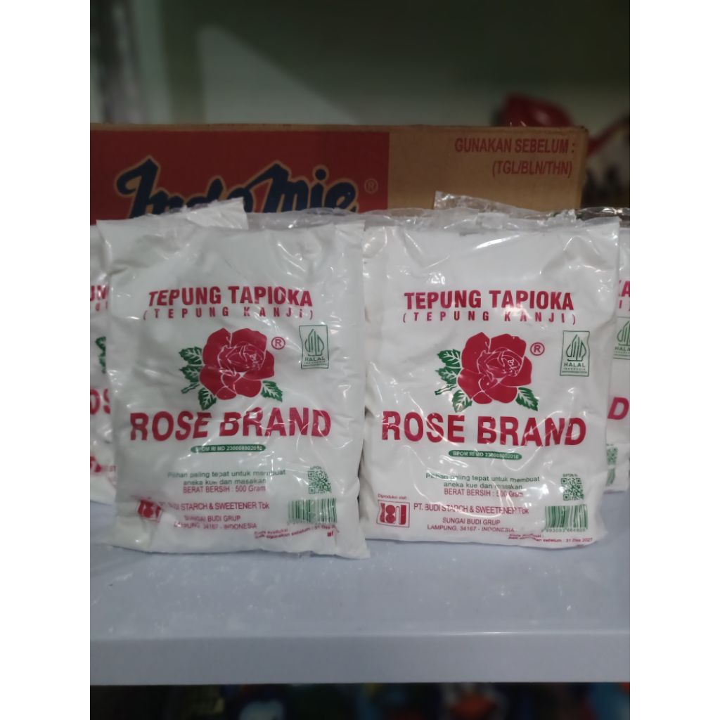 

Tepung Tapioka 500 Gram Rose Brand termurah