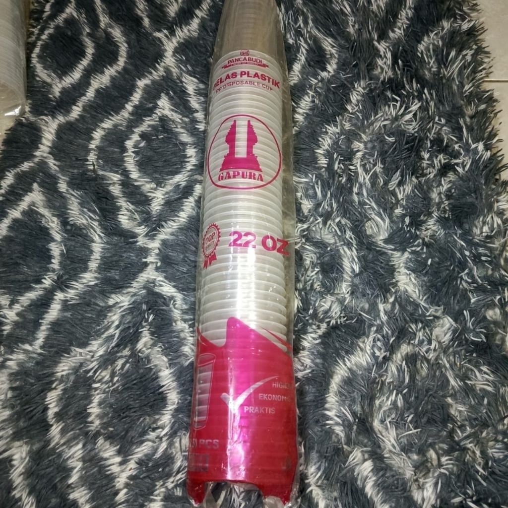 CUP PLASTIK | CUP MINUMAN | CUP ES 22 OZ