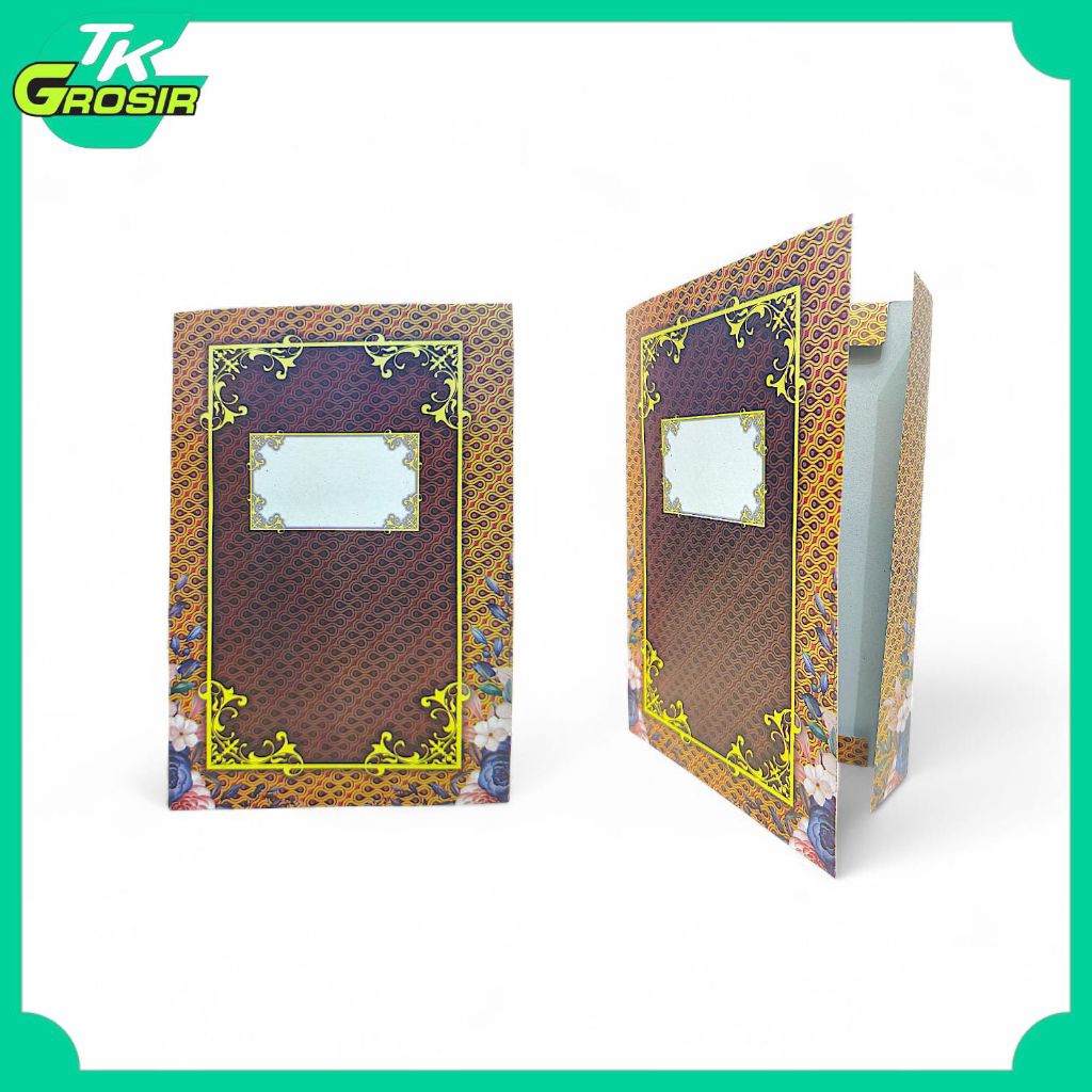 1 Pcs Map Batik Folio / Map Raport / Map Dokumen Motif Batik Elegan