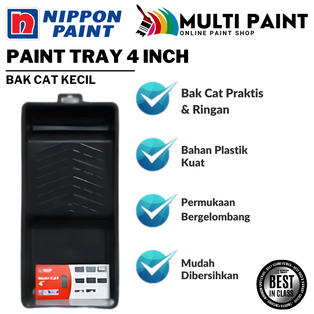 NIPPON PAINT BAK CAT KECIL 4 INCH NIPPON PAINT BAK CAT ROLL KECIL NIPPON EMBER CAT KECIL 4 INCH
