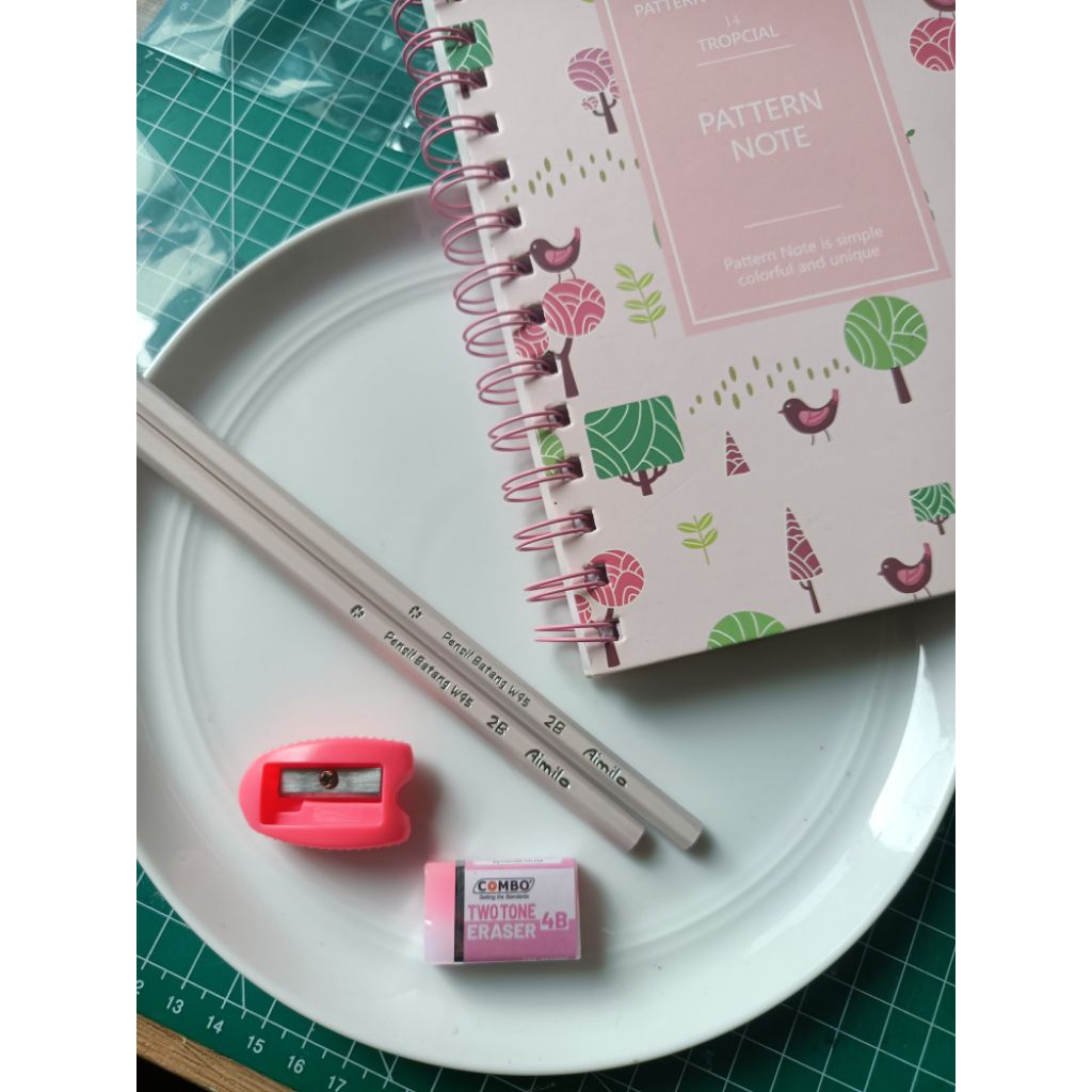 

Paket alat tulis hemat / Paket pensil, penghapus, dan rautan / paker alat tulis murah