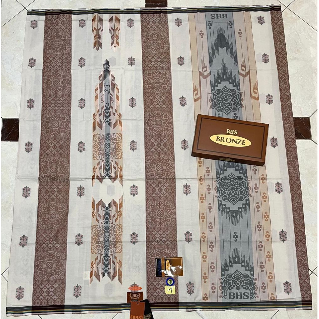 SARUNG BHS ORIGINAL SARUNG BHS CLASSIC JAGUARD BRONZE