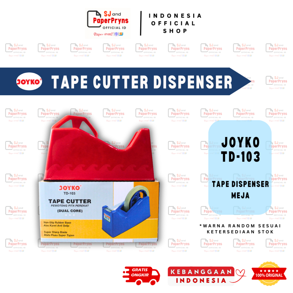 

Tape Dispenser Meja Joyko TD-103 / Cutter Selotip Meja