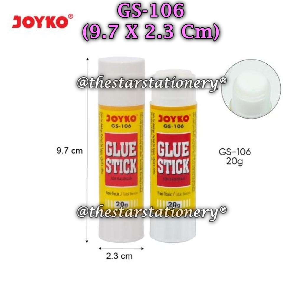 

(1 Biji) GROSIR Glue Stick JOYKO GS-106 20 gr / Glue Stick Lem Kertas Batang Joyko GS-106 (1 Biji)