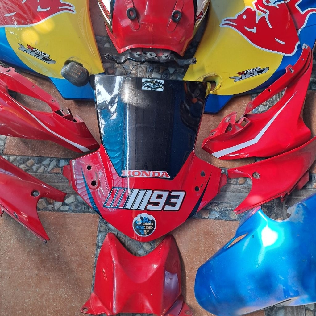 Body set CBR250R CBU 2011-2013 KYJ airbrush