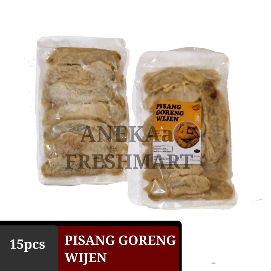 

PISANG GORENG WIJEN ISI 15PCS FRIED BANANA FROZEN FOOD PISANG WIJEN