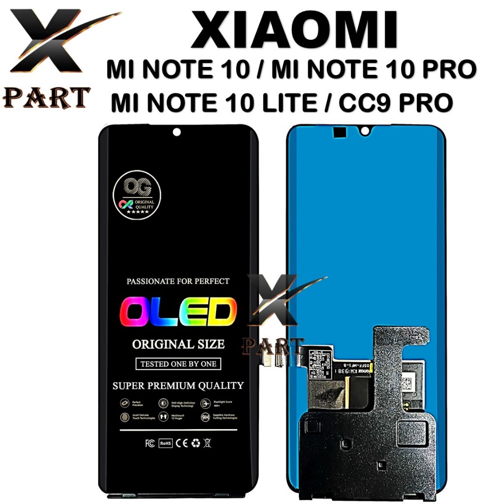 LCD TOUCHSCREEN XIAOMI MI NOTE 10 / MI NOTE 10 PRO / MI NOTE 10 LITE / CC9 PRO ORIGINAL