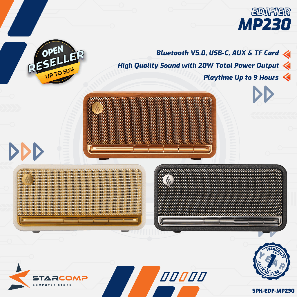 EDIFIER MP230 Tabletop Bluetooth Speaker