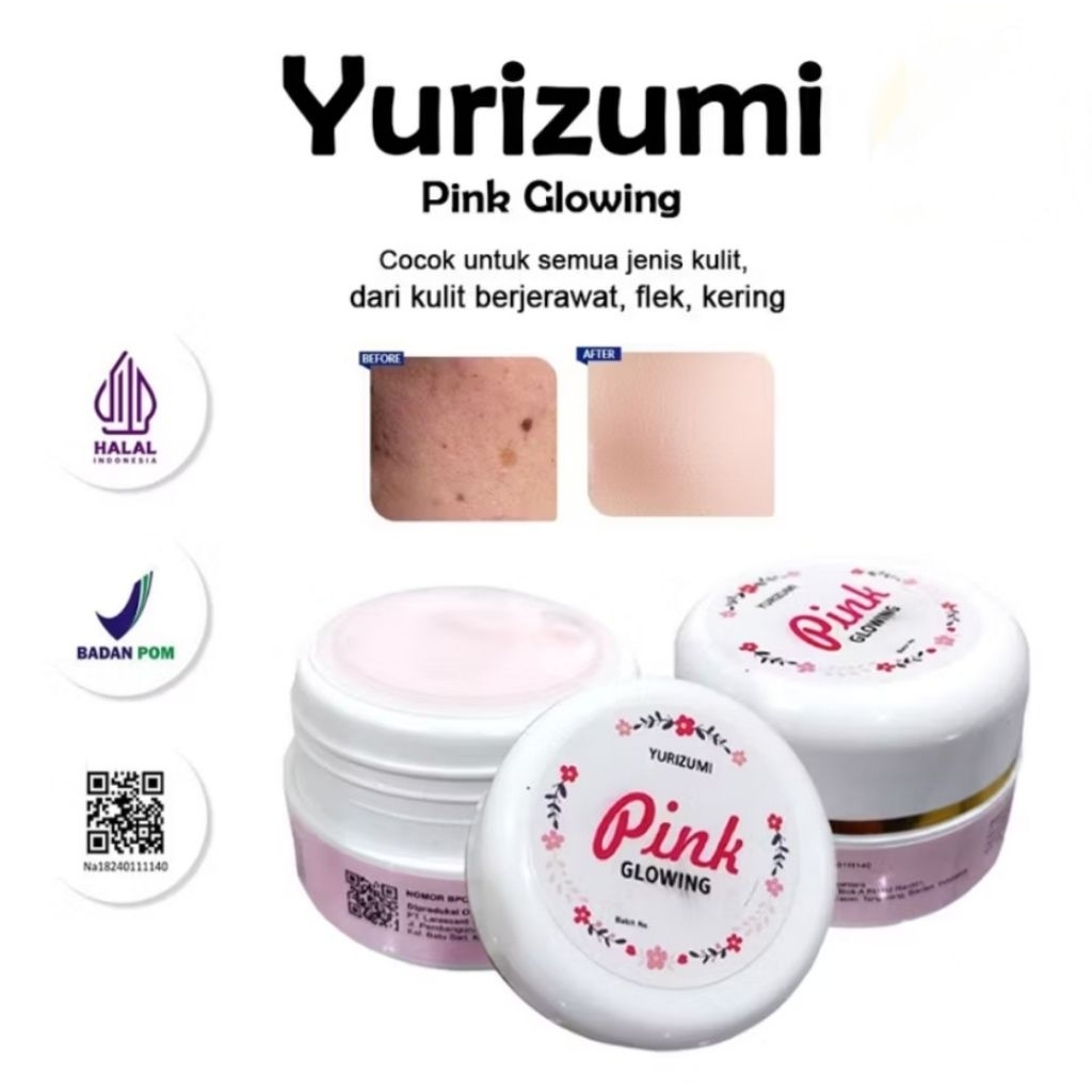 YURIZUMI PINK JELLY GLOWING BPOM
