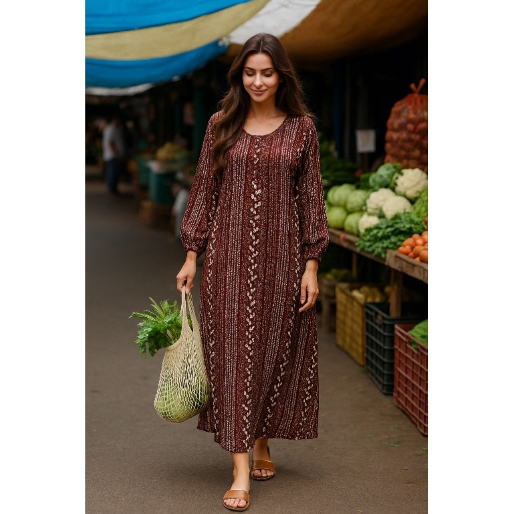 longdress qonita//daster qonita//batik qonita//batik pekalongan ori