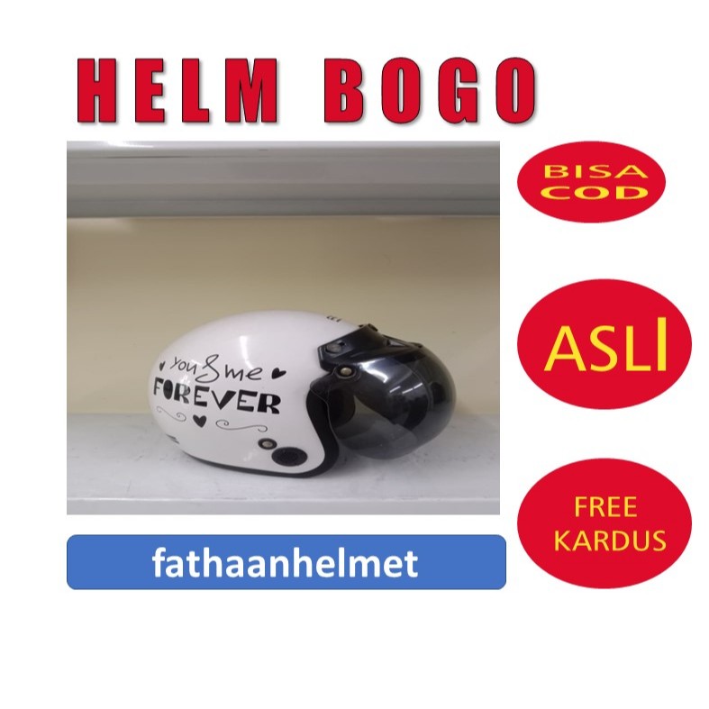 Helm Half Face Bogo KBR Classic Retro Dewasa SNI Helm Bogo Pria dan Wanita SANGAT BAGUS