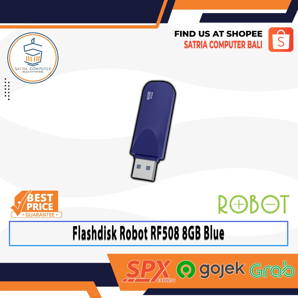 Flashdisk Robot RF508 8GB Blue