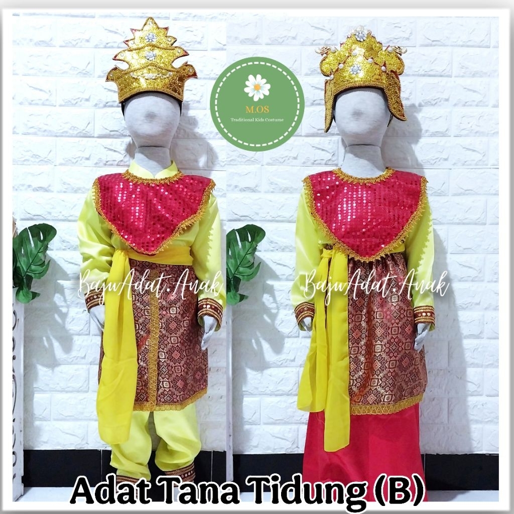 BAJU ADAT TANA TIDUNG ANAK LAKI-LAKI | BAJU ADAT TANA TIDUNG ANAK PEREMPUAN | BAJU ADAT KALIMANTAN U