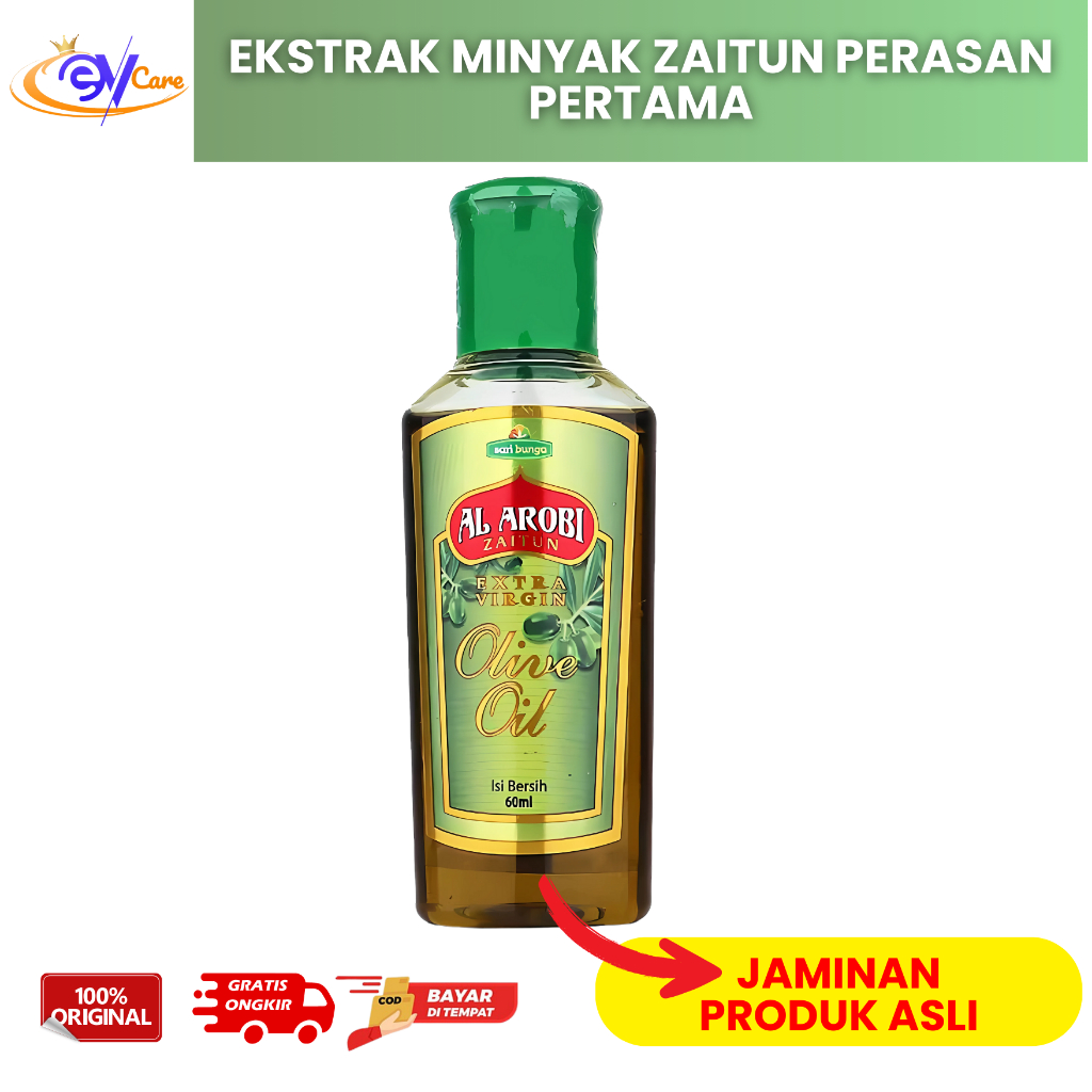 

AL AROBI Minyak Zaitun Perasan Pertama Extra Virgin Olive Oil 60ml