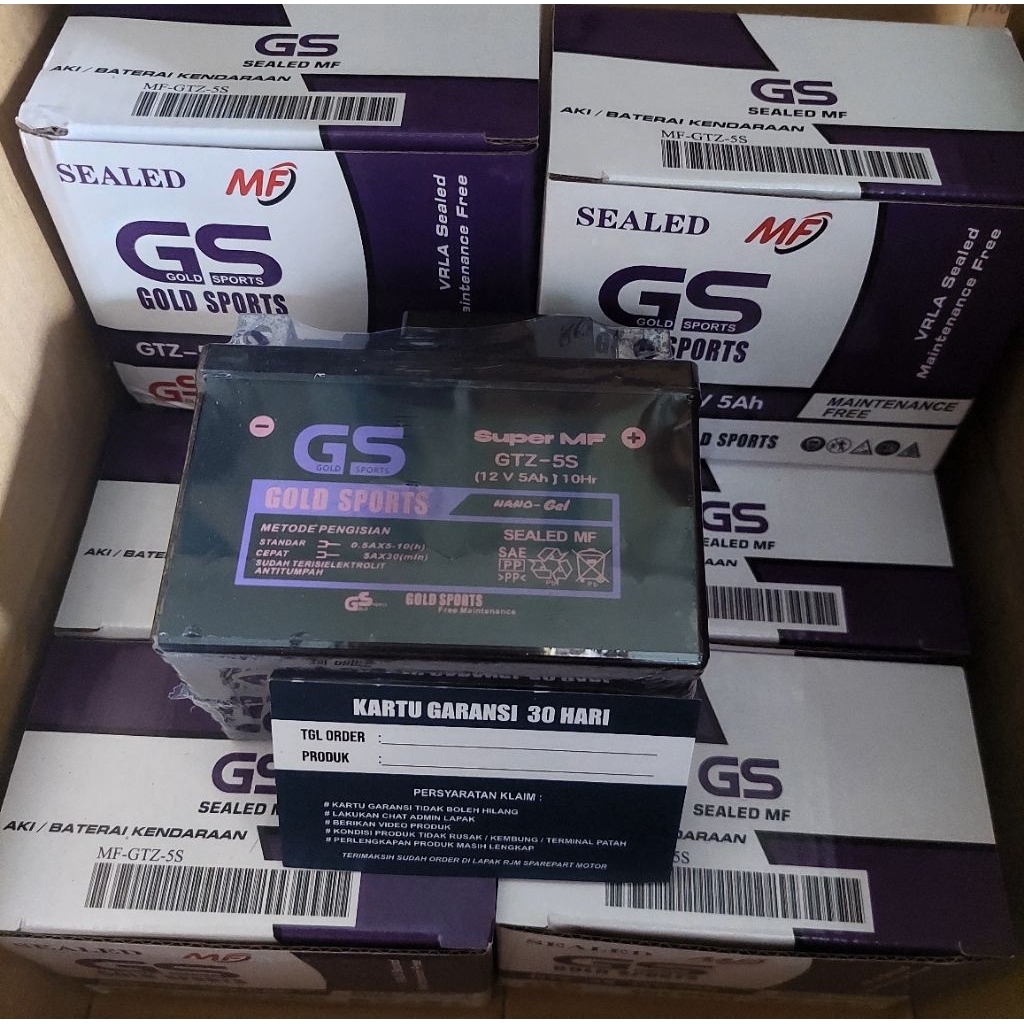 Aki Motor Full Kering Beat Vario Beat Fi Nano Gell Gtz5s Mtz5s