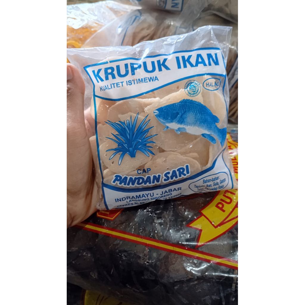 

KERUPUK IKAN - KERUPUK KAKAP PUTIH 200 GRAM
