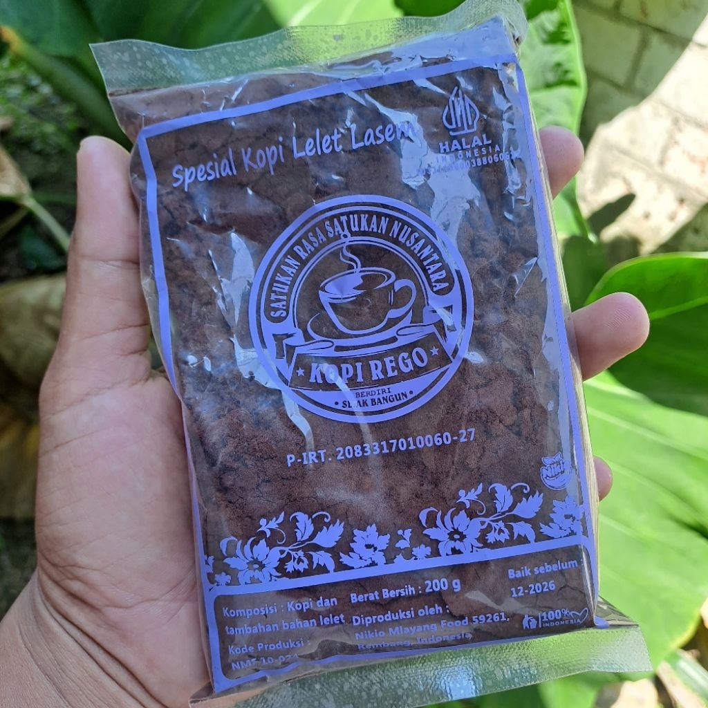 

Promo Kopi Lelet Murah Khas Lasem Kopi Rego Spesial Satukan Rasa Satukan Nusantara Coffee 200gr