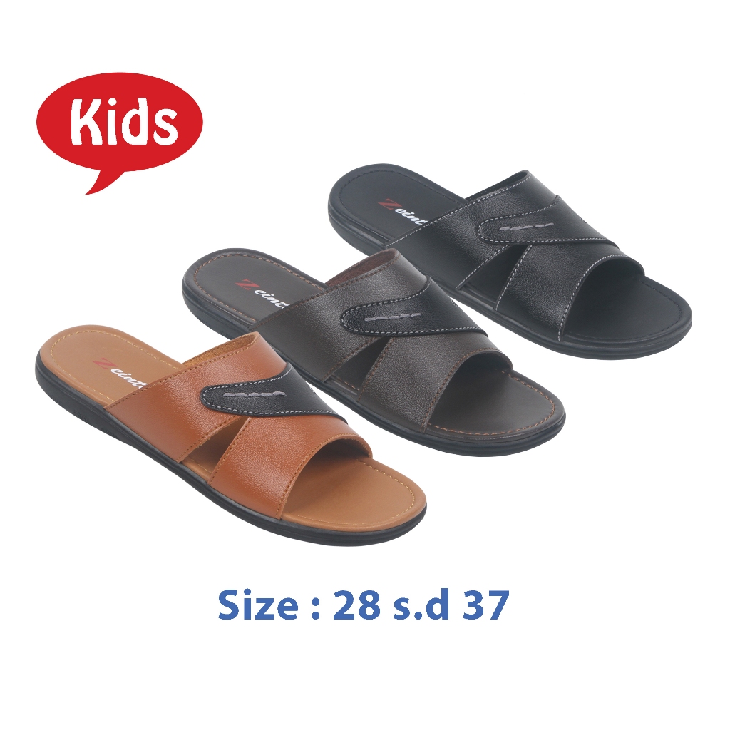 Zeintin - Sandal Anak Laki-Laki Kulit Sendal Anak Sendal Selop Anak Sdal Kasual  Zeintin | IN