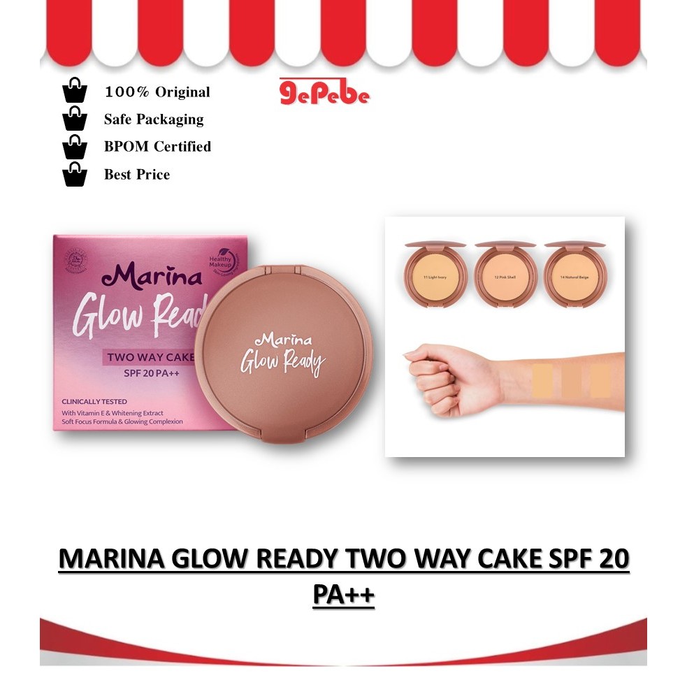 Marina Glow Ready Two Way Cake SPF 20 PA++