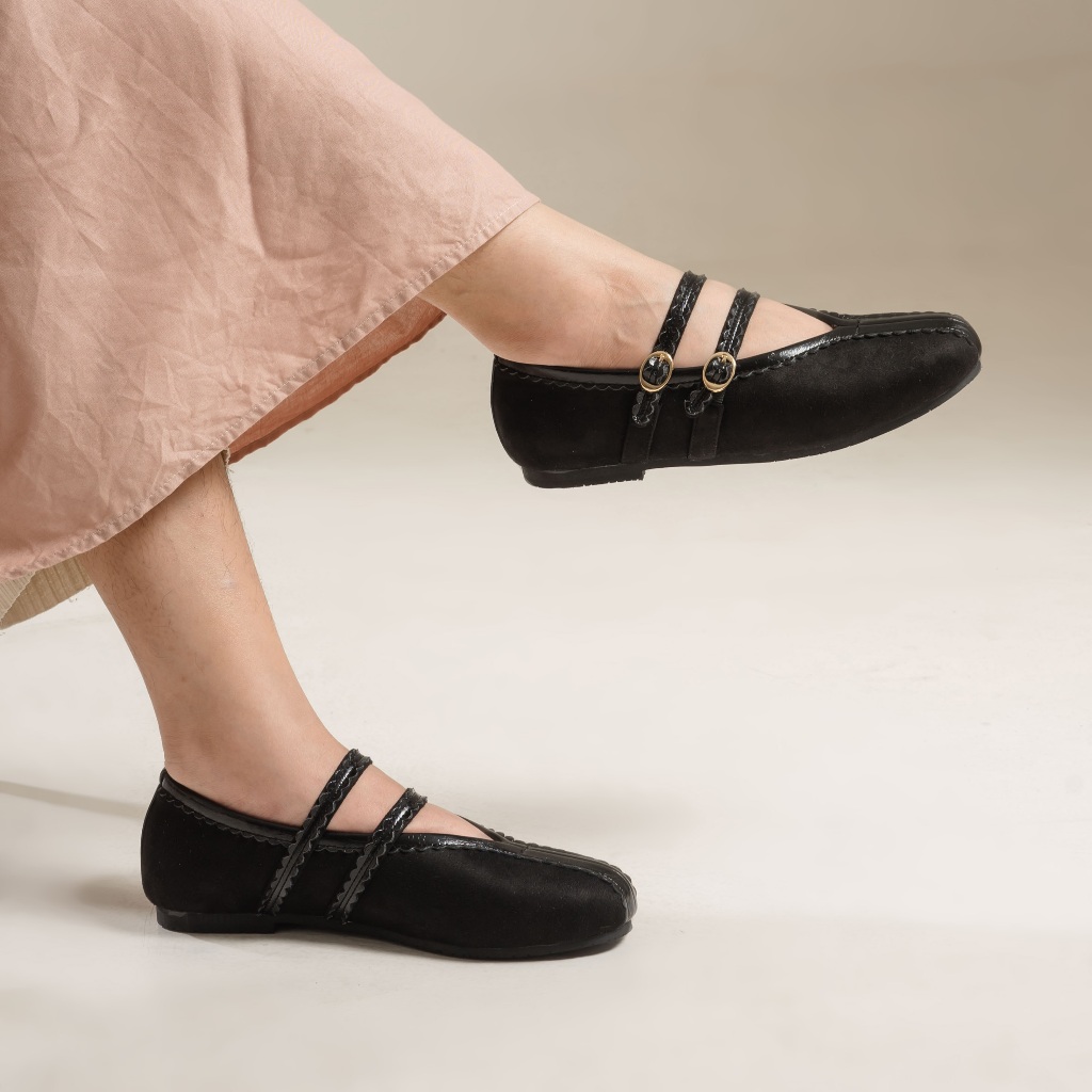 Dianable - Kyra Black Flatshoes Sepatu Wanita