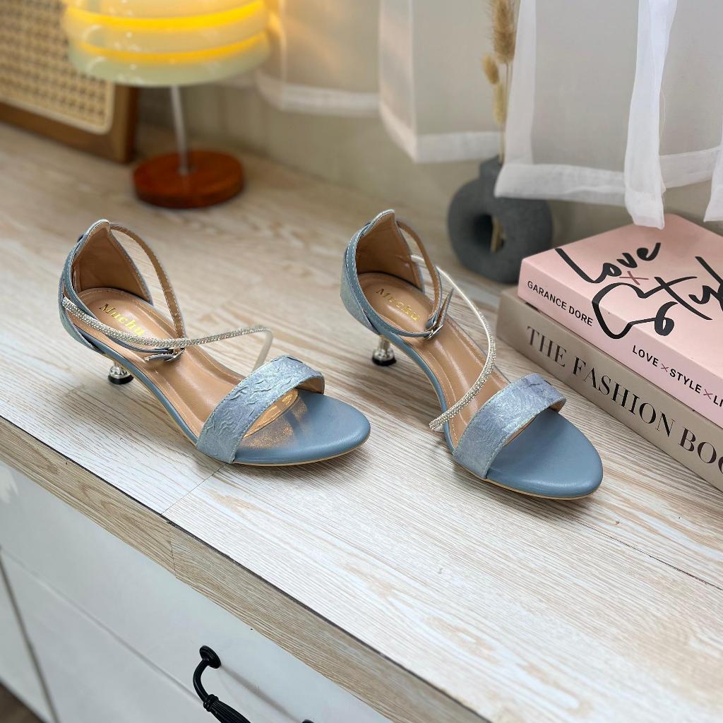 Camulucu - Sandal Heels Wisuda 5 cm / Heels tali Wanita / Heels Elegant