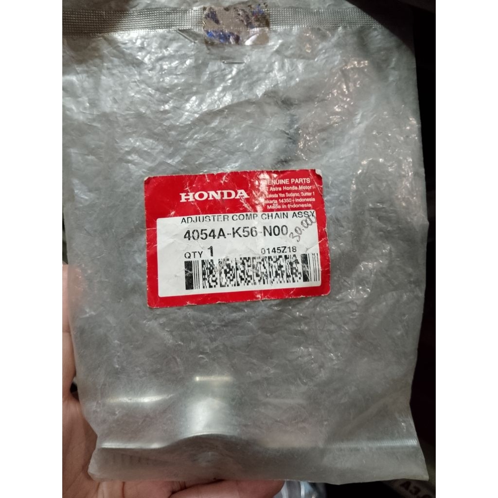 4054A K56 N00 Anting Setelan Rantai Roda SONIC - SUPRA GTR 150 original Harga SATUAN 4054AK56N00 | 4