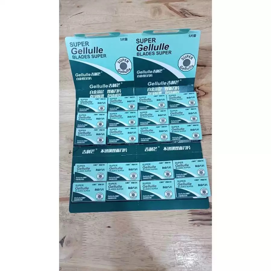 SILET SUPER GELLULLE ISI 20X5/ SILET TAJAM/ SILET CUKUR/ PANGKAS RAMBUT/ CUKUR RAMBUT