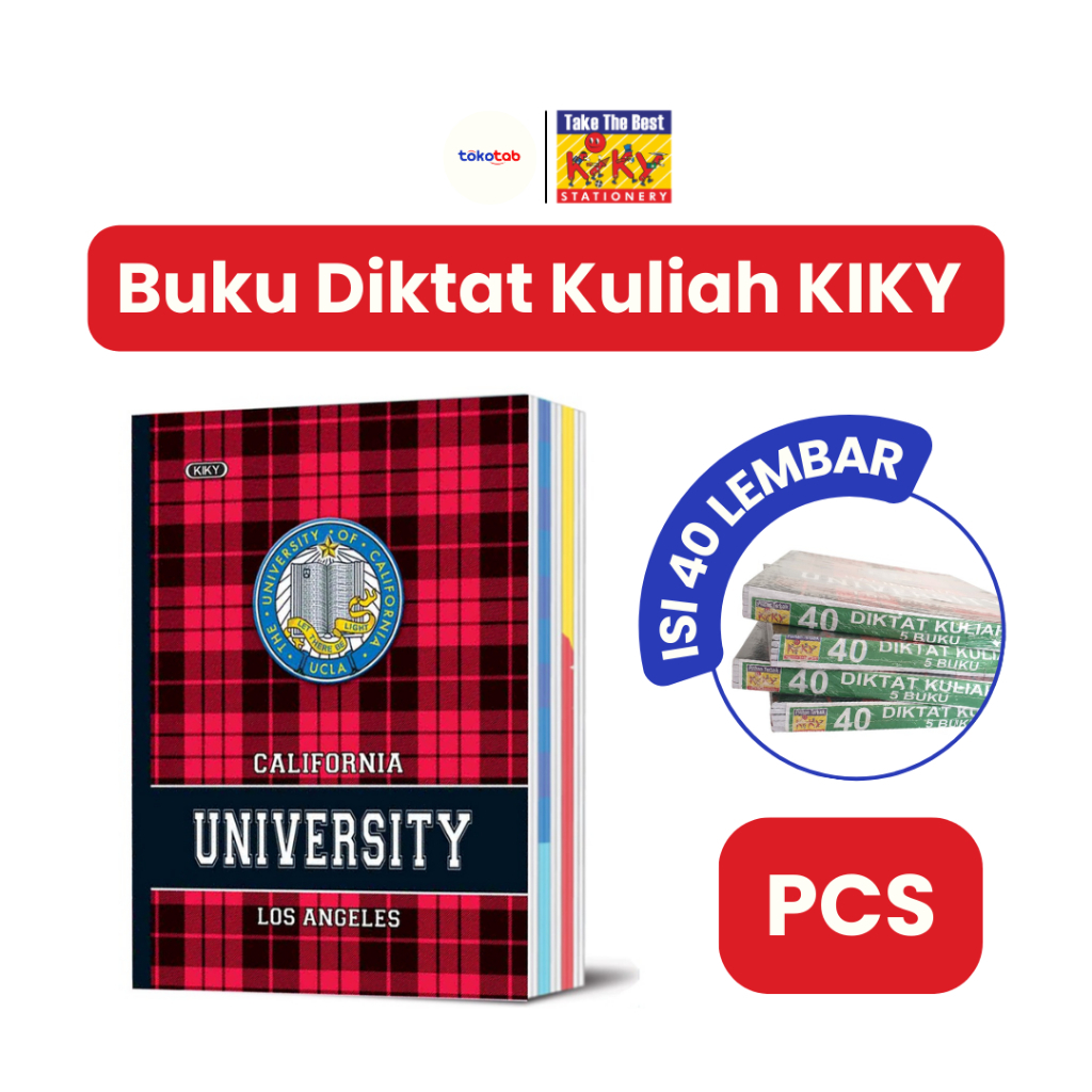 

Buku Diktat Kuliah Besar Kiky 40 Lembar Buku Tulis Diktat 1 pak isi 5 pcs Grosir Murah