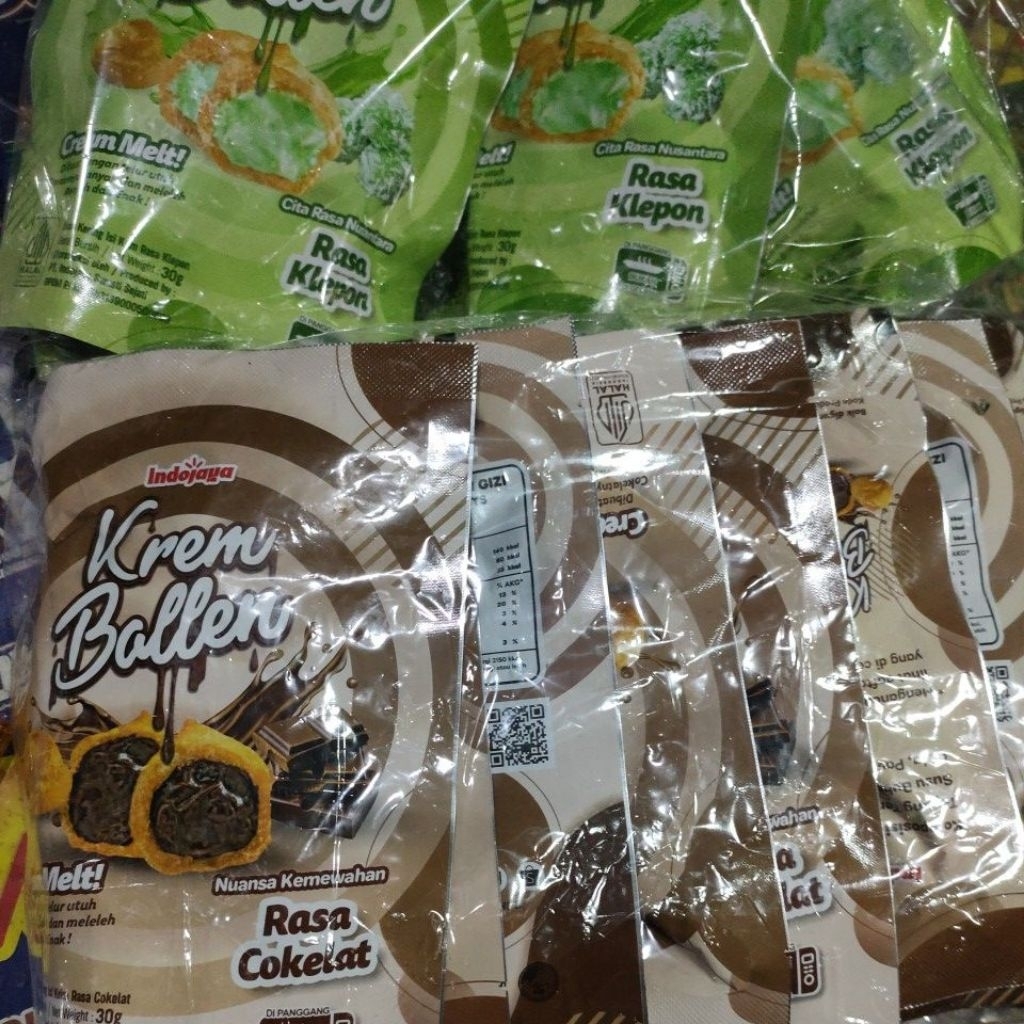 

Krem Ballen cream melt | Soes Kering isi Krim Aneka Rasa | harga untuk 5 bungkus