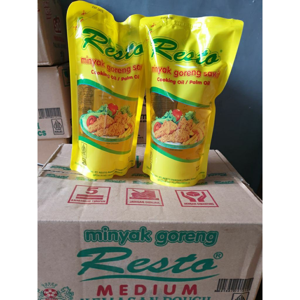 

Minyak goreng Resto 1ltr refill/dus/12 pouch.