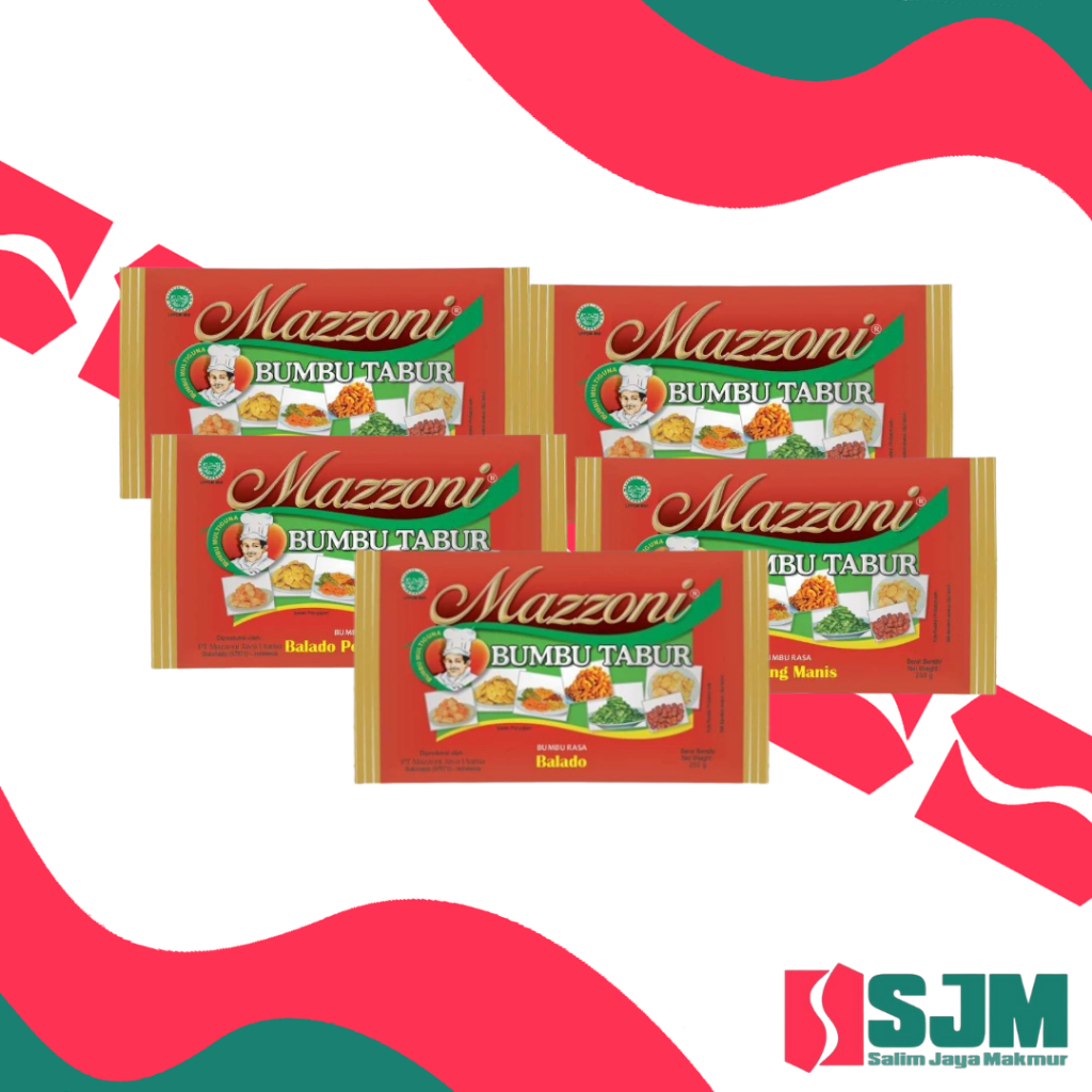 

Mazzoni Bumbu Tabur 250 Gr – Bumbu Tabur Snack, Kentang & Jajanan kekinian