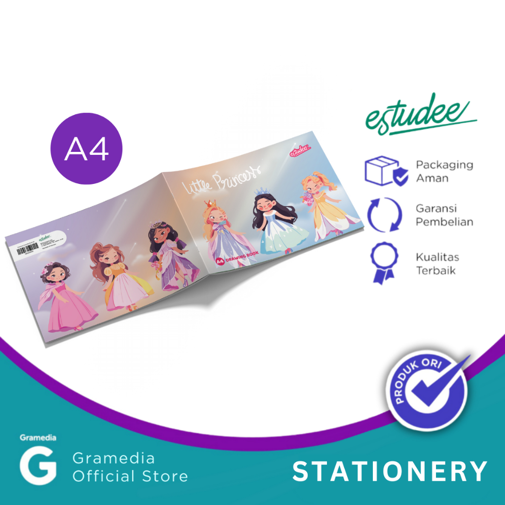 

Gramedia Tunjungan : Estudee Drawing Book A4 K Princess