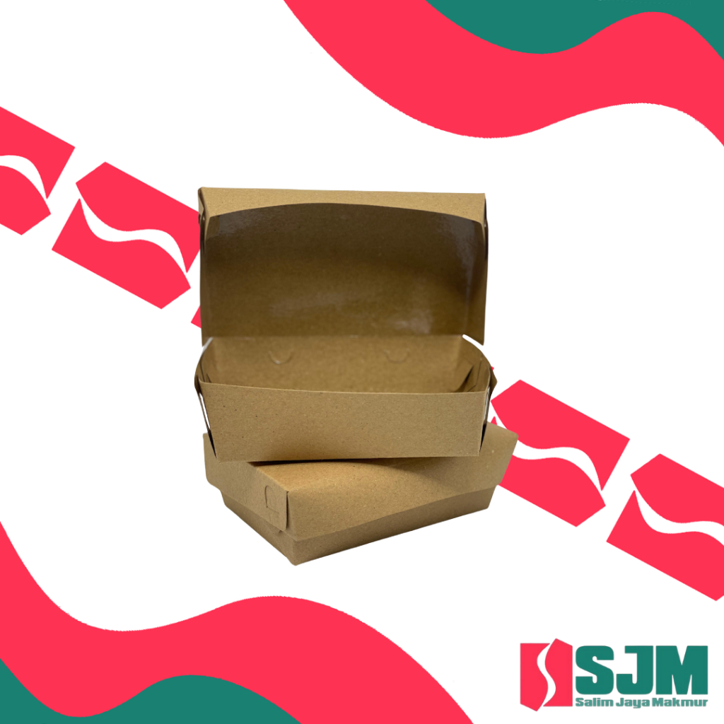 10 Lbr Dus Lunch Box Laminasi MJA M – Lunch Box/Dus Nasi
