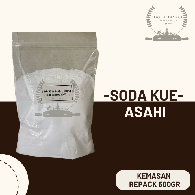 

[A1] Soda Kue Asahi / Sodium Bicarbonate / Bahan Pengembang Kemasan 500gr