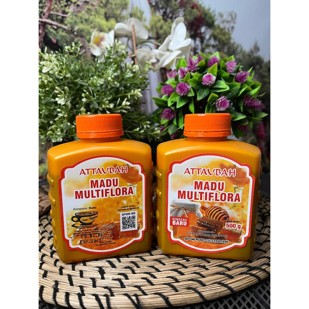 

Madu Multiflora 500 Gram Kemasan Baru