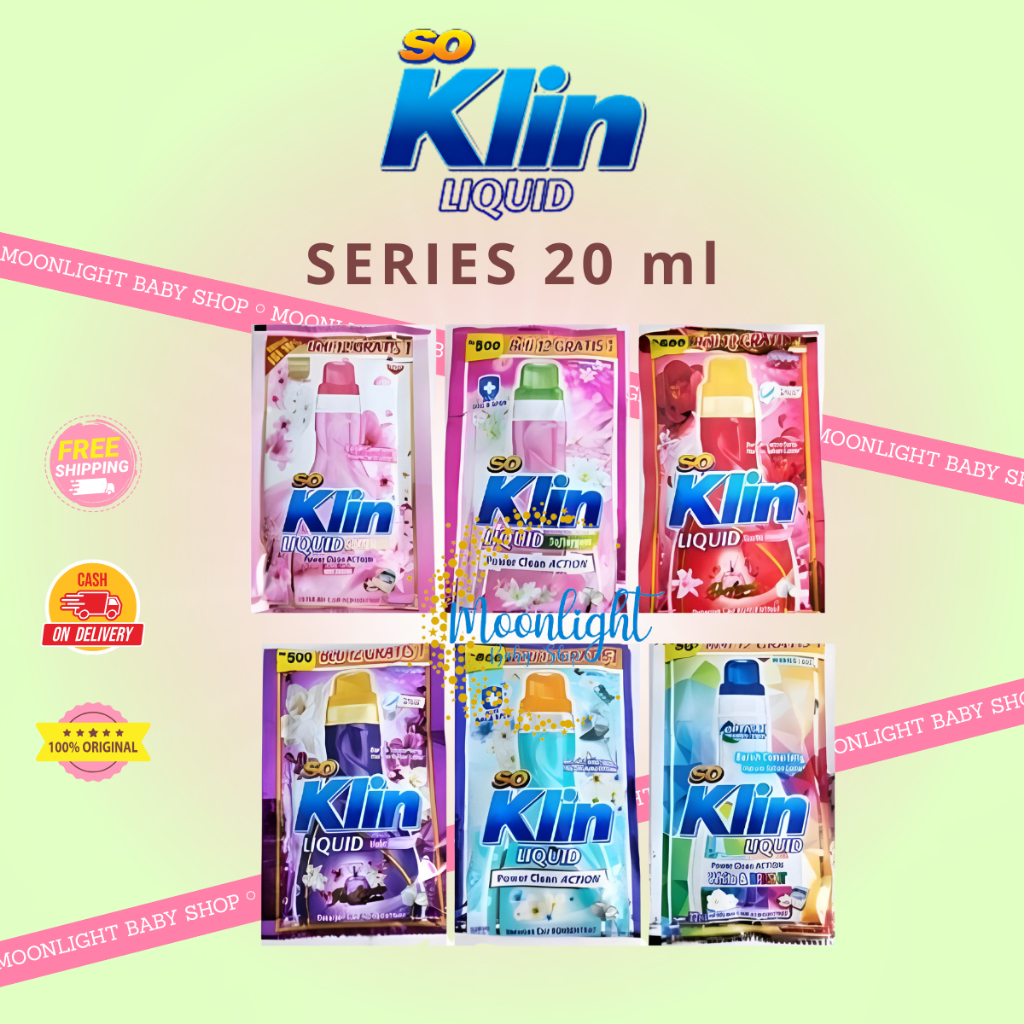 SO KLIN Liquid Series 20ml - 1 Pcs Detergen Cair Konsentrat