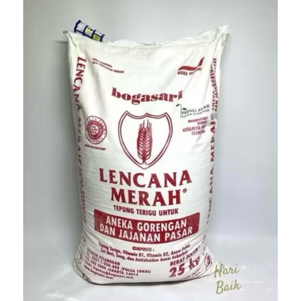 

Terigu Lencana Merah Curah 1 Kg