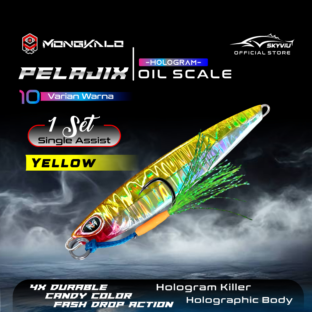 Mongkalo Pelajix Minyak noGID noMotif Candy 40 Kuning