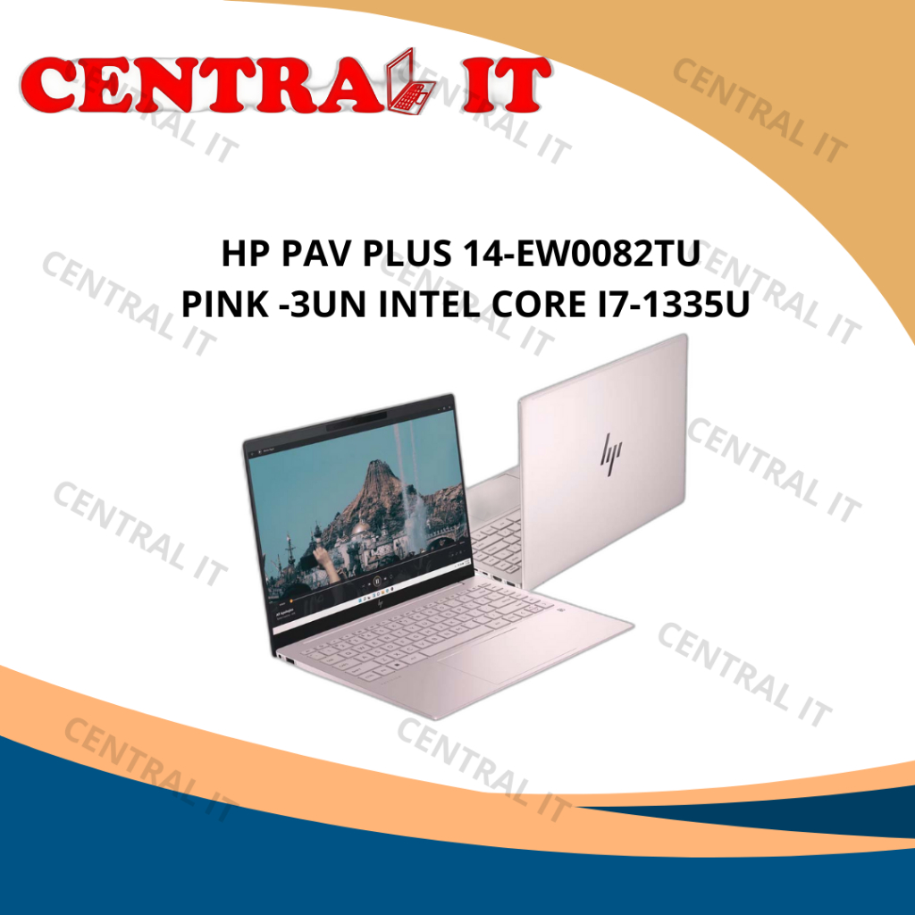 Laptop HP Pav Plus 14-EW0082TU Pink-3UN Intel Core I7-1335U