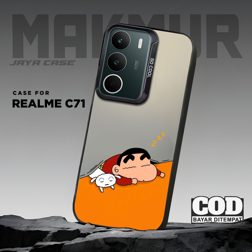 CASE IMD HOLOGRAM REALME C71 - Motif SINCAN - Casing hp HYBRID PLATE SO COOL PREMIUM