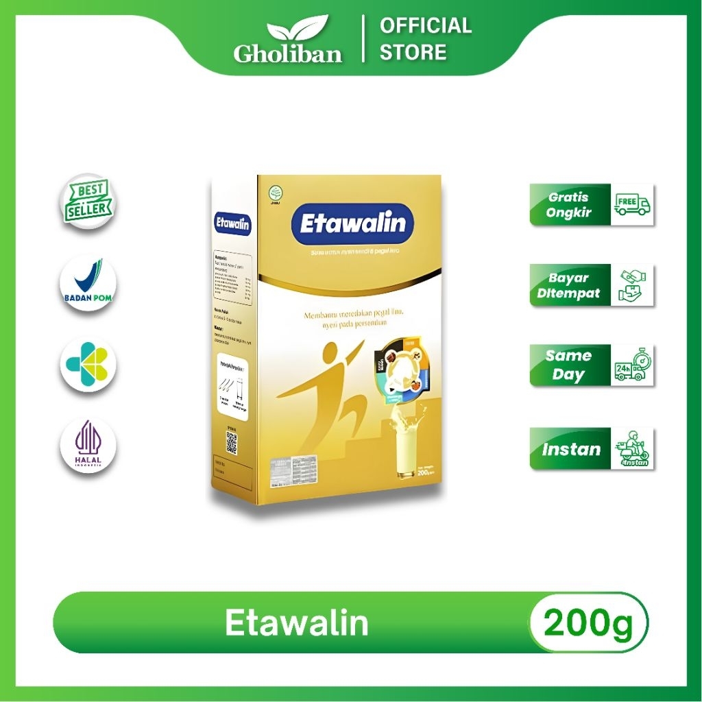

Susu Kambing ETAWALIN 200g Susu Tinggi Nutrisi Mengatasi Asam Urat dan Rematik