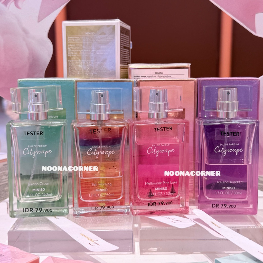 Miniso Perfume ‼️ Parfum EDP Wanita Tahan Lama - Eau de Perfume Cityscape Collections (50ml) Bali Mo