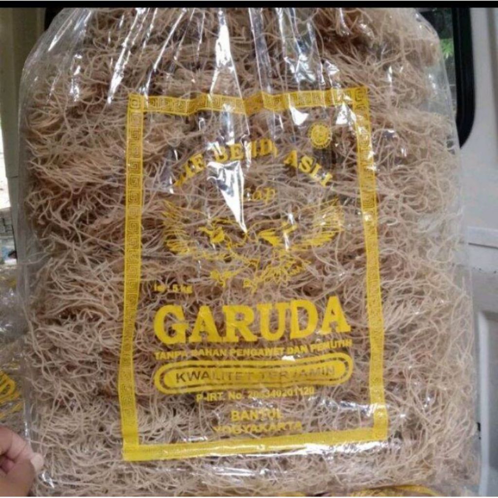 

Mie Lethek Cap Garuda Asli Bantul. Kemasan 1 Ball (5Kg)